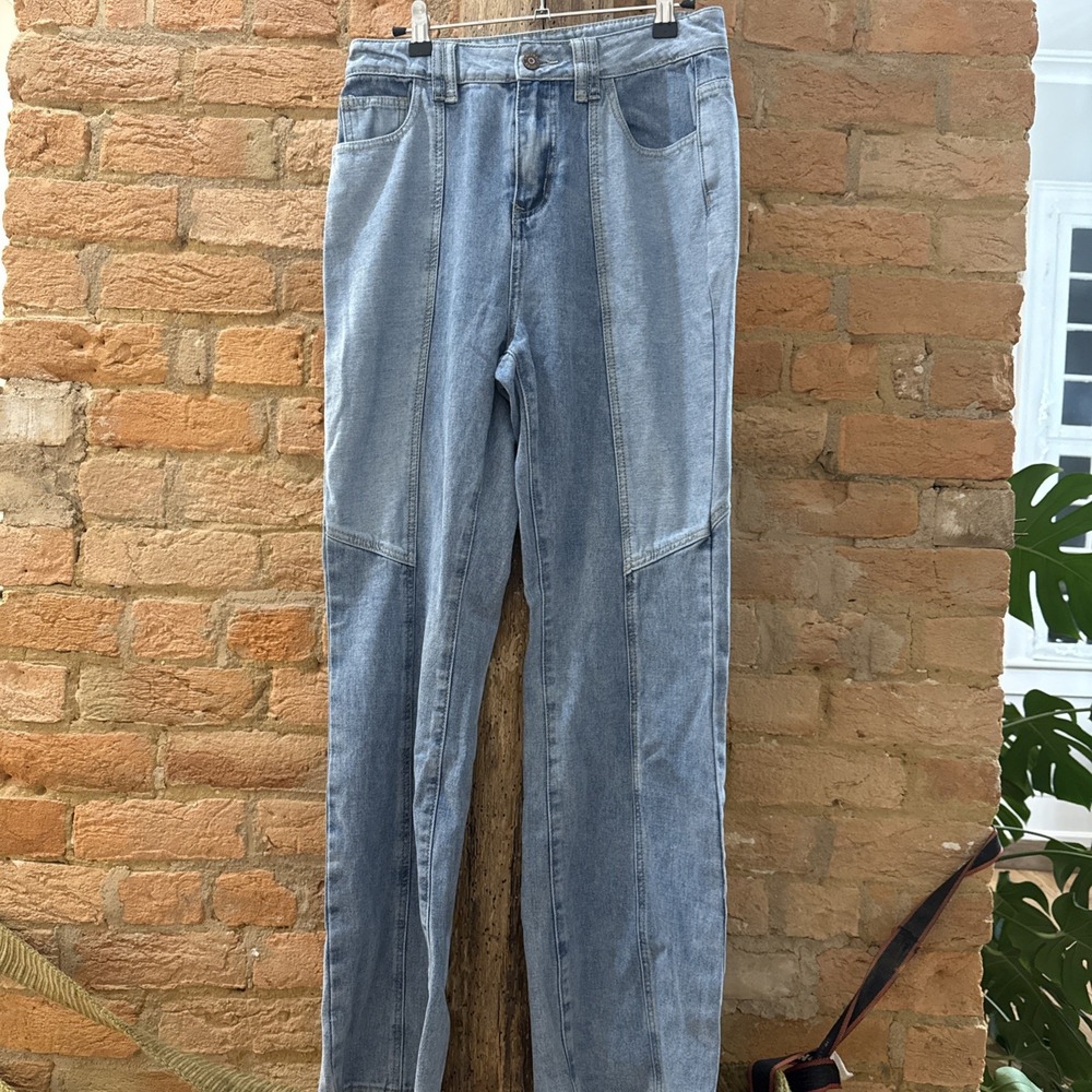 Sincerely Jules Wide Leg Jeans Size 9 Denim High Waist Light Wash